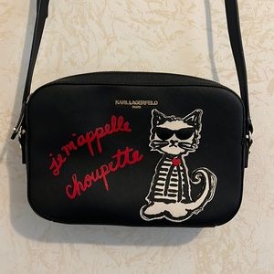 Karl Lagerfeld Je M’apelle Choupette Maybelle Shoulder Bag Purse